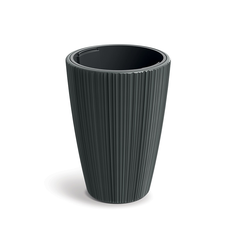 Doniczka Oro Round DMOR400-419U Ciemny szary
